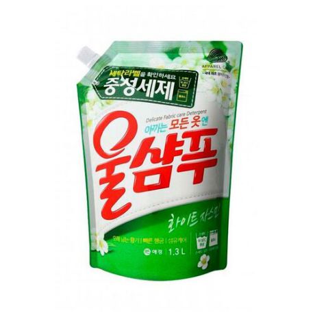 Гель для стирки Aekyung Wool Shampoo Jasmine 1.3 л пакет
