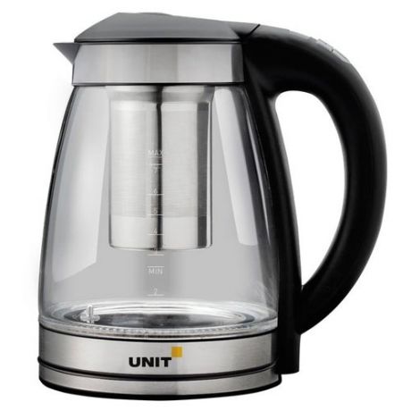 Чайник UNIT UEK-272, silver/black