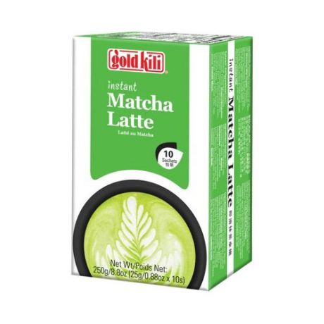 Чайный напиток Gold kili Matcha latte растворимый в пакетиках, 10 шт.
