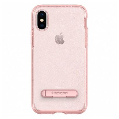 Чехол Spigen 057CS22150 для Apple iPhone X розовый кварц