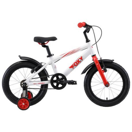 Детский велосипед STARK Foxy 16 (2019) белый/красный/серый (требует финальной сборки)