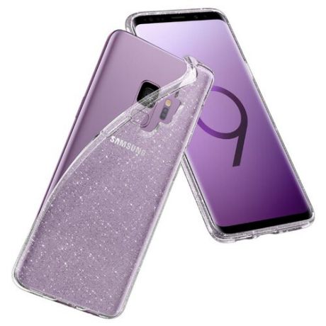 Чехол Spigen Liquid Crystal Glitter (592CS2283) для Samsung Galaxy S9 crystal quartz