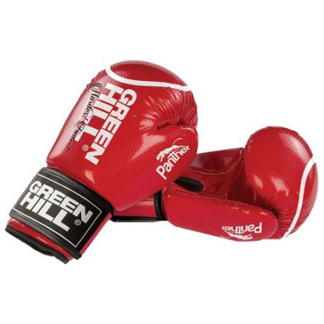 Боксерские перчатки Green hill Panther (BGP-2098) красный 10 oz