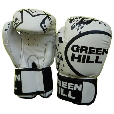 Боксерские перчатки Green hill Star (BGS-2219) белый 10 oz