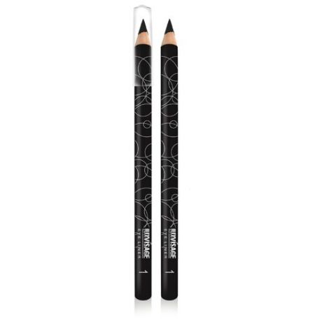 LUXVISAGE Кремовый карандаш для глаз, оттенок 1-черный