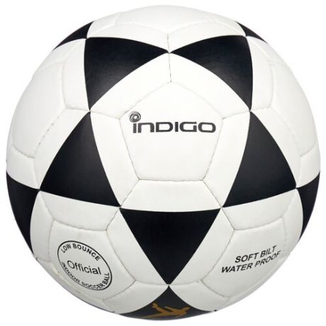 Футбольный мяч Indigo MAMBO CLASSIC 1164 белый/черный 4
