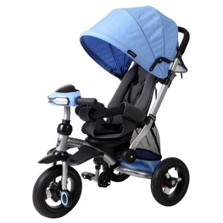 Трехколесный велосипед Moby Kids Stroller trike 10x10 AIR Car синий