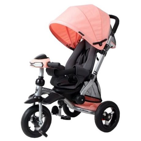 Трехколесный велосипед Moby Kids Stroller trike 10x10 AIR Car персиковый