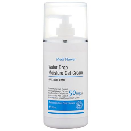 Medi Flower Water Drop Moisture Gel Cream Увлажняющий гель-крем для лица с коллагеном, 500 мл