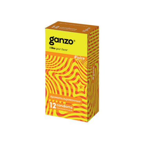 Презервативы Ganzo Juice 12 шт.
