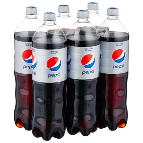 Газированный напиток Pepsi Light, 1.5 л, 6 шт.