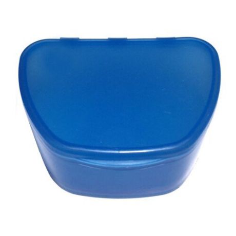StaiNo Denture Box – Бокс пластиковый, 95*74*39 мм (голубой)