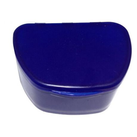 StaiNo Denture Box – Бокс пластиковый, 95*74*39 мм (темно-синий)