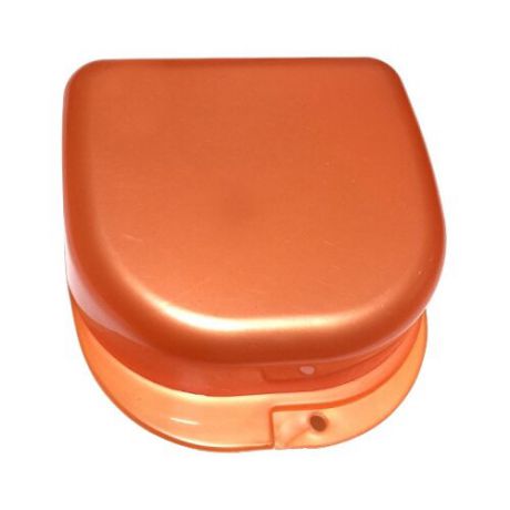 StaiNo Denture Box – Бокс пластиковый, 78*83*45 мм (красный перламутровый)