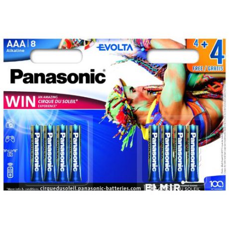 Батарейка Panasonic Evolta AAA/LR03 4 шт блистер