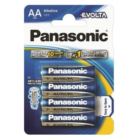 Батарейка Panasonic Evolta AA/LR6 4 шт блистер