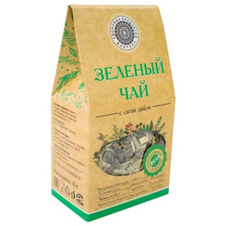 Чай зеленый Фабрика здоровых продуктов, 75 г