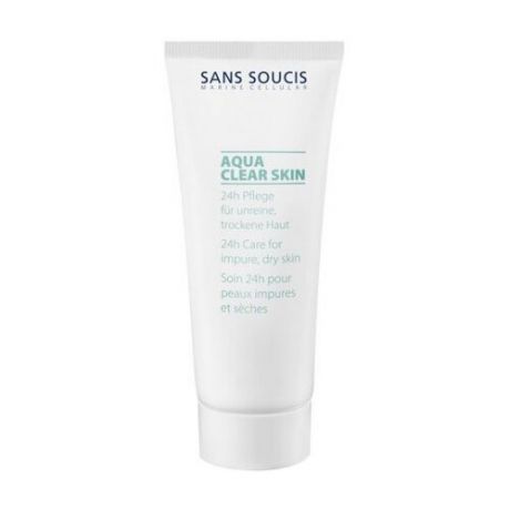 Sans Soucis Aqua Clear Skin Крем для жирной обезвоженной кожи лица с экстрактом магнолии 24 часа, 40 мл