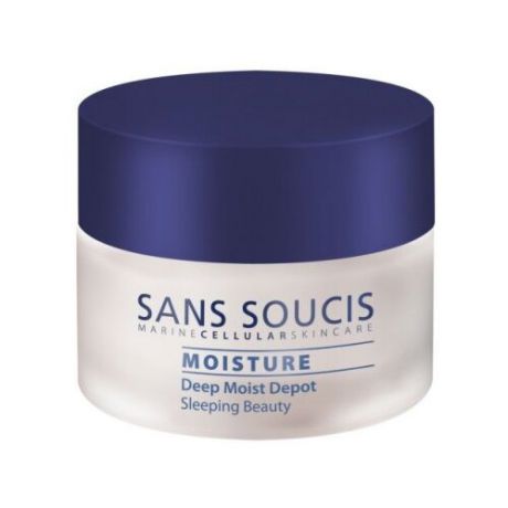 Sans Soucis Moisture Deep Moist Depot Sleeping Beauty Ночной увлажняющий крем для лица Спящая красавица, 50 мл