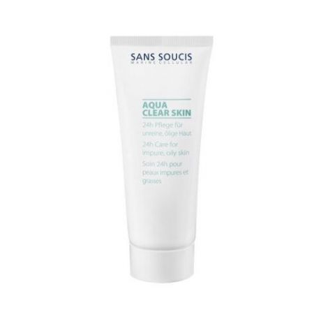 Sans Soucis Aqua Clear Skin Крем-гель 24 часового ухода для жирной кожи лица с экстрактом магнолии, 40 мл