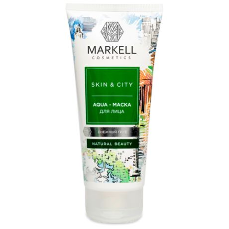 Markell Aqua-Маска для лица Skin&City Снежный гриб, 100 мл