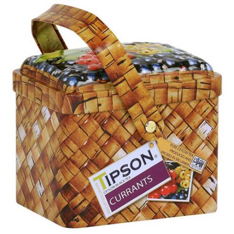 Чай черный Tipson Basket collection Currants подарочный набор, 80 г
