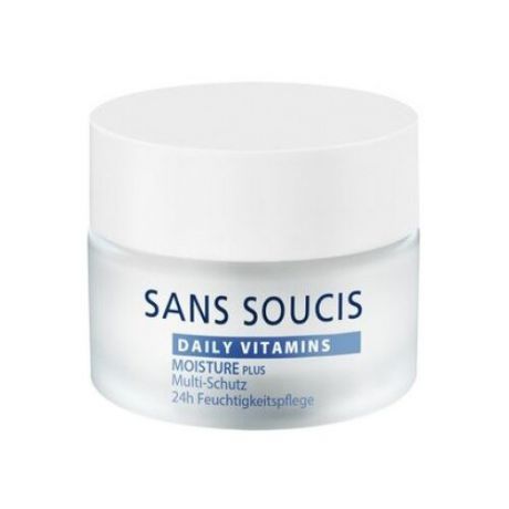 Sans Soucis Daily Vitamins Moisture Plus Крем для лица витаминизирующий увлажняющий мультизащитный 24 часа, 50 мл
