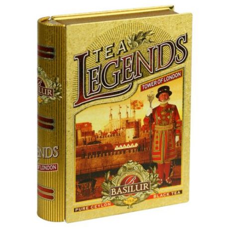 Чай черный Basilur Tea legends Tower of London подарочный набор, 100 г