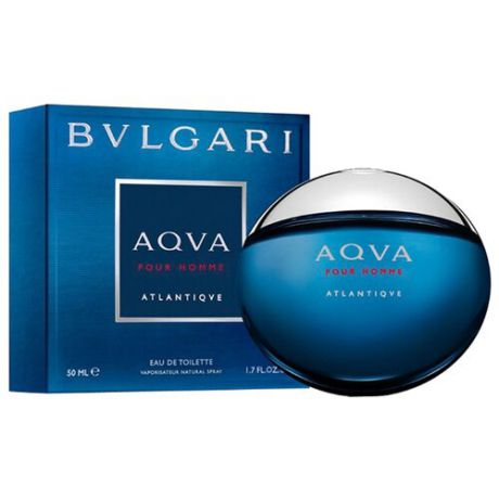 Туалетная вода BVLGARI Aqva pour Homme Atlantiqve, 50 мл