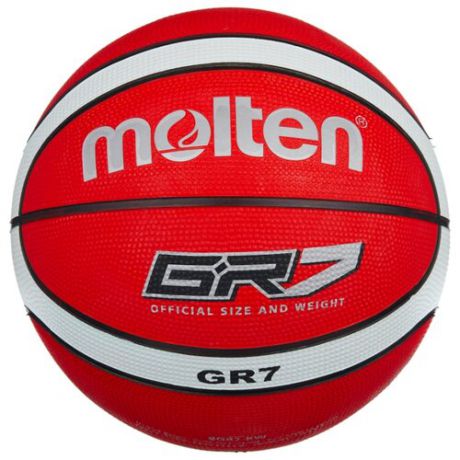 Баскетбольный мяч Molten BGR7-RW, р. 7 красный/белый/черный