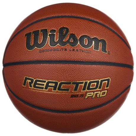 Баскетбольный мяч Wilson Reaction PRO, р. 6 темно-коричневый