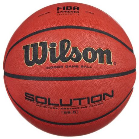 Баскетбольный мяч Wilson Solution, р. 6 коричневый
