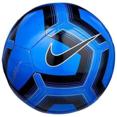 Футбольный мяч NIKE Pitch Training SC3893 черный/синий 5