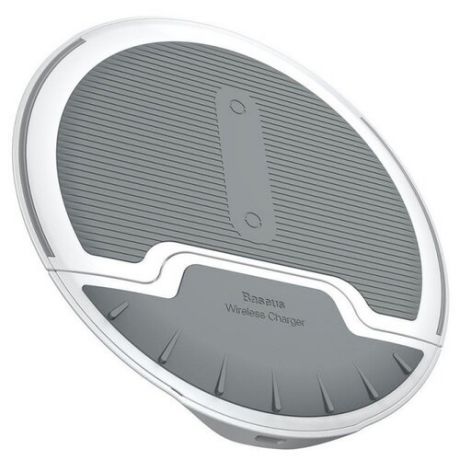 Беспроводная сетевая зарядка Baseus Foldable Multifunction Wireless Charger белый/серый