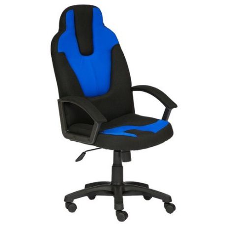Компьютерное кресло TetChair Нео 3, обивка: текстиль, цвет: черный/синий