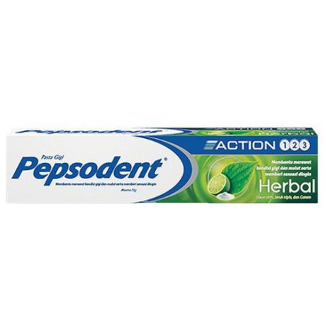 Зубная паста Pepsodent Action 1,2,3 Herbal, 75 г