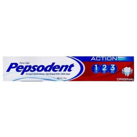 Зубная паста Pepsodent Action 1,2,3 Original, 75 г