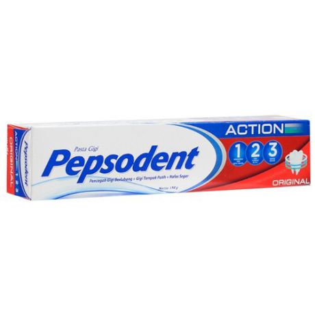 Зубная паста Pepsodent Action 1,2,3 Original, 190 г