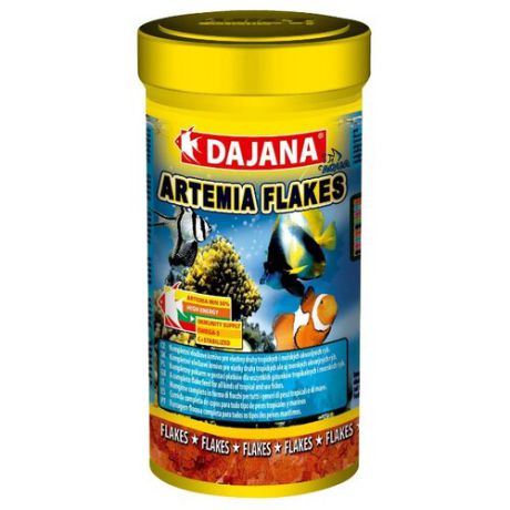 Сухой корм Dajana Pet Artemia flakes для рыб 250 мл