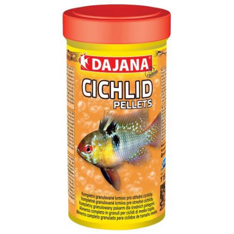 Сухой корм Dajana Pet Cichlid Pellets для рыб 1000 мл 450 г