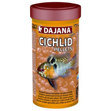 Сухой корм Dajana Pet Cichlid Pellets для рыб 250 мл 115 г