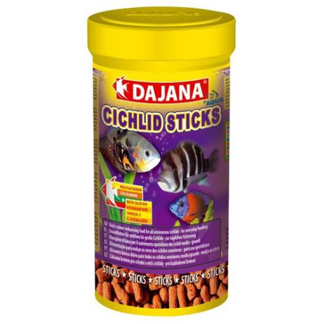 Сухой корм Dajana Pet Cichlid Sticks для рыб 1000 мл 375 г