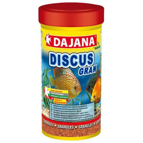 Сухой корм Dajana Pet Discus Gran для рыб 250 мл 130 г