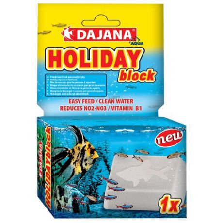 Сухой корм Dajana Pet Holiday Block для рыб 30 г