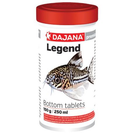 Сухой корм Dajana Pet Legend Bottom Tablets для рыб 250 мл 150 г