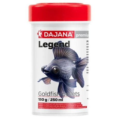 Сухой корм Dajana Pet Legend Goldfish Pellets для рыб 250 мл 150 г