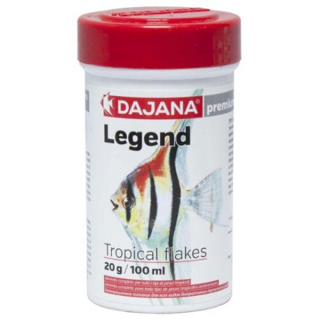 Сухой корм Dajana Pet Legend Tropical Flakes для рыб 100 мл 20 г