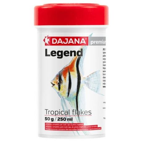 Сухой корм Dajana Pet Legend Tropical Flakes для рыб 250 мл 50 г