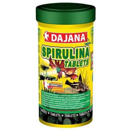 Сухой корм Dajana Pet Spirulina Tablets для рыб 250 мл 150 г