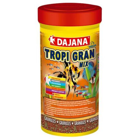 Сухой корм Dajana Pet Tropi Gran Mix для рыб 100 мл 55 г